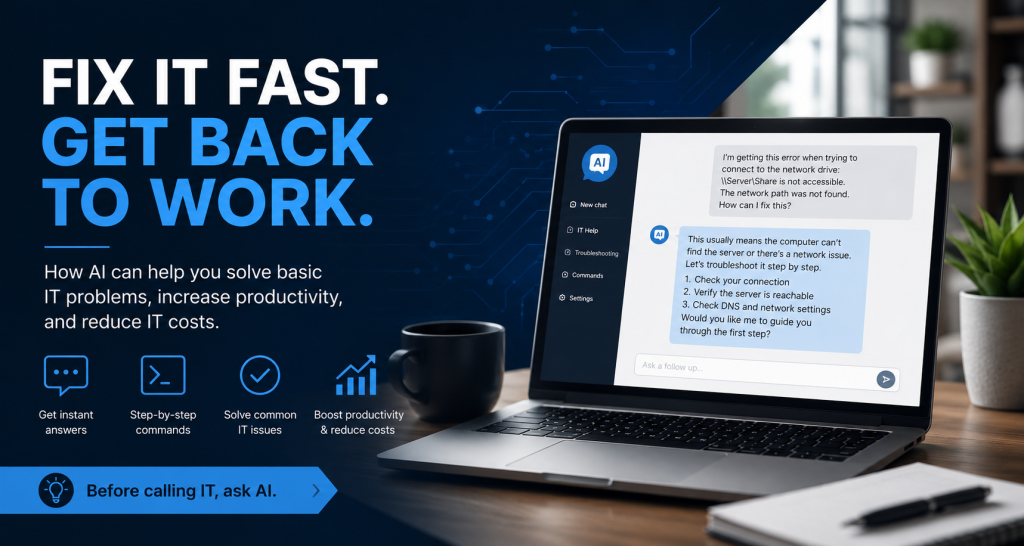 Use AI to solve small work problems